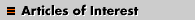 Articles of Interest